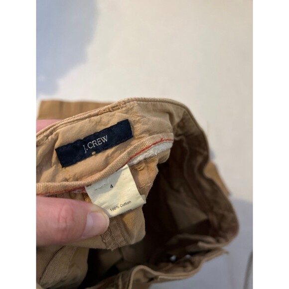 j crew vintage cargo pants khaki brown size 4 100% cotton Gorpcore streetwear - Picture 3 of 3